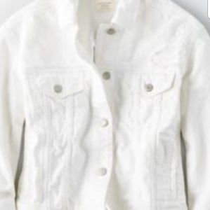 White denim jacket